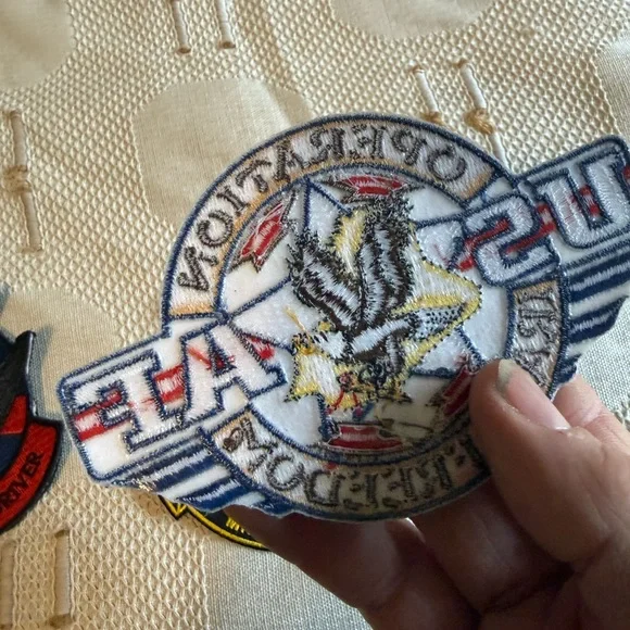 Military Themed Embroidered Patches - Picture 4 of 4
